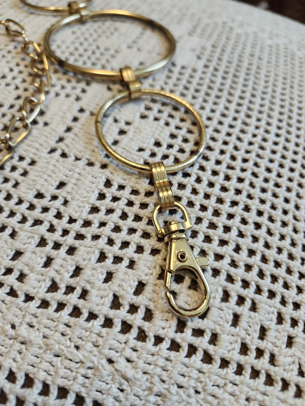 Metal Gold Tone Loop Chainlink Belt